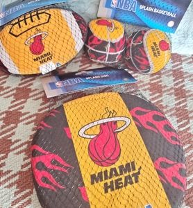 🔥 Set of 4 NBA Miami Heats Splash Toys 🔥 📛